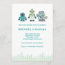Recherche de robots mignons invitations Garçon