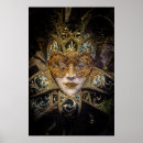 Recherche de masque vénitien posters Noir