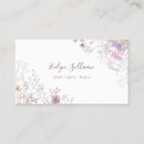 Recherche de fleurs violet cartes visite Maquillage