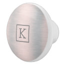 Recherche de métal boutons et poignées de porte Monogramme