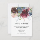 Recherche de dusty blue wedding save the dates Aquarelle florale