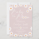 Recherche de marguerite rose invitations Bébé en fleurs