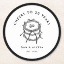 Recherche de gâteau dessous de verres Noir et blanc