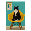 Recherche de jaune sur le noir posters Amoureux des chats