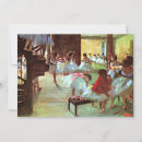 Recherche de peintures de danse vœux cartes Impressionnisme