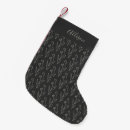 Recherche de noir blanc chaussette de noël Floral