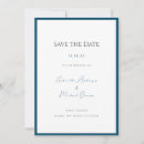 Recherche de minimal wedding save the dates Chic