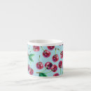 Recherche de motif cerise tasses Aquarelle