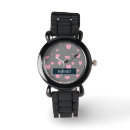 Recherche de rayures roses montres Amour
