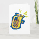 Recherche de tuba vœux cartes Bande en laiton