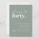 Recherche de encouragement invitations 40e