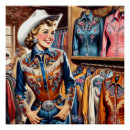 Recherche de retro cowgirl posters Pour elle