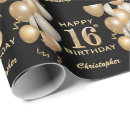 Recherche de anniversaire de 16 ans papier cadeau Fête d'anniversaire
