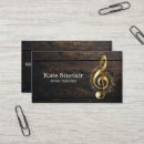 Recherche de musica cartes visite Professeur de musique