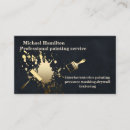Recherche de design intérieur cartes visite Peintre