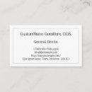 Recherche de dentiste cosmétique cartes visite Dentiste de famille