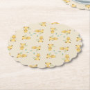 Recherche de brun clair dessous de verres Fleurs