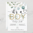 Recherche de party baby shower garçon invitations Boisé