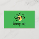 Recherche de abeille mignonne cartes visite Abeille à miel