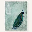 Recherche de paon vintage carnets Vert