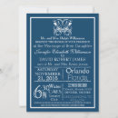 Recherche de chic 14x19 invitations Typographie