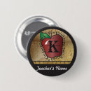 Recherche de pomme rouge badges Tableau noir