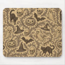 Recherche de motif fantôme tapis souris Citrouille