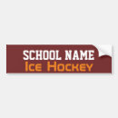 Recherche de glace voiture autocollants Hockey sur glace