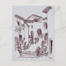 Recherche de dessin médiéval cartes postales Architecture
