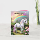 Recherche de licorne mignonne vœux cartes Pour enfants