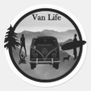 Recherche de van hippie autocollants Camping