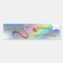 Recherche de slogan drôle voiture autocollants Idiot