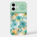 Recherche de fleur turquoise iphone coques Sarcelle