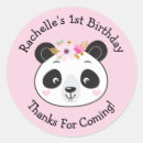 Recherche de visage de panda autocollants Mignon