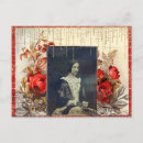 Recherche de rose rouge vintage cartes postales Toute personne