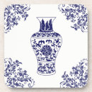 Recherche de poterie dessous de verres Bleu et blanc