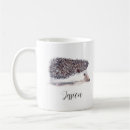 Recherche de hérisson mignon tasses Illustration