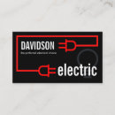 Recherche de lampe électrique cartes visite Électricien
