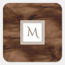 Recherche de brun foncé autocollants Monogramme
