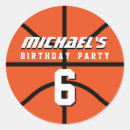 Recherche de joueurs de basket autocollants Pour enfants