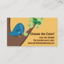 Recherche de oiseau bleu cartes visite Pour elle