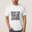 Recherche de rick roll tshirts Code qr