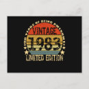 Recherche de 1984 anniversaire cartes Rétro