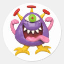 Recherche de halloween drôle autocollants Pour enfants