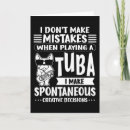 Recherche de tubas vœux cartes Joueur de tuba