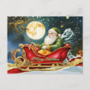 Recherche de père noël traîneau cartes postales Contenu générationnel
