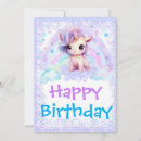 Recherche de licorne rose vœux cartes Fête de licorne