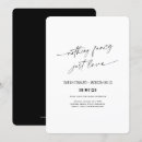 Recherche de sophistiqué mariage invitations Noir et blanc