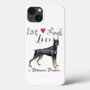 Recherche de pinscher de dobermann iphone coques Chien