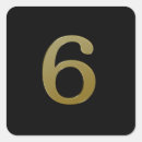 Recherche de numéro 6 autocollants 6e